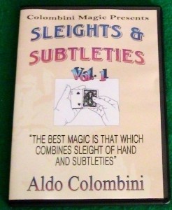 Aldo Colombini - SLEIGHTS AND SUBTLETIES 3sets (1-3)