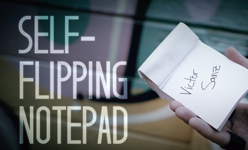 Self-Flipping Notepad by Victor Sanz (MP4 Video Download)