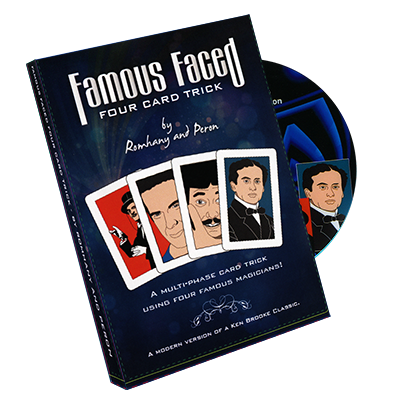 Famous Faced - Four Card Trick by Paul Romhany