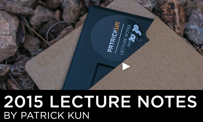Patrick Kun's Lecture Notes 2015