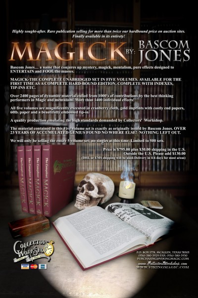 Bascom Jones - Magick Vol 17