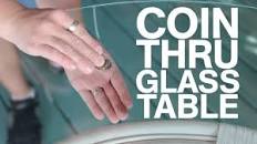 Glenn West - Coin Thru Glass Table