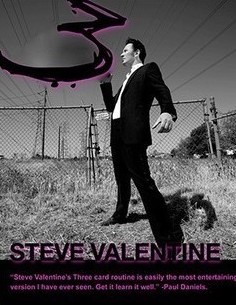 Three by Steve valentine - 3 Card Routine (DVD download)