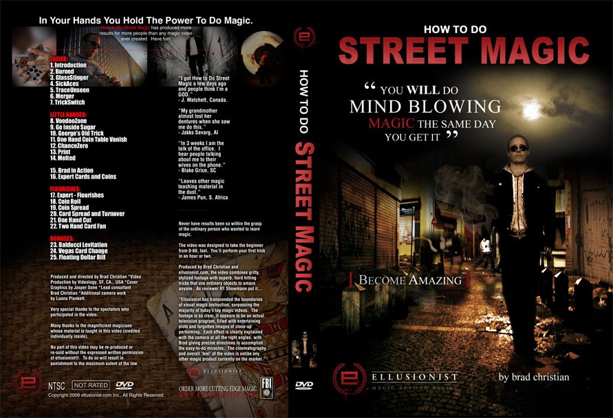 How To Do Street Magic by Brad Christian (DVD download)