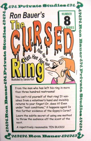 Private Studies Series #08 Cursed Ring by Ron Bauer (Videos + PDF Full Download)