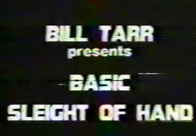 Basic Sleights and Routines by Bill Tarr (Original DVD Download, ISO file)