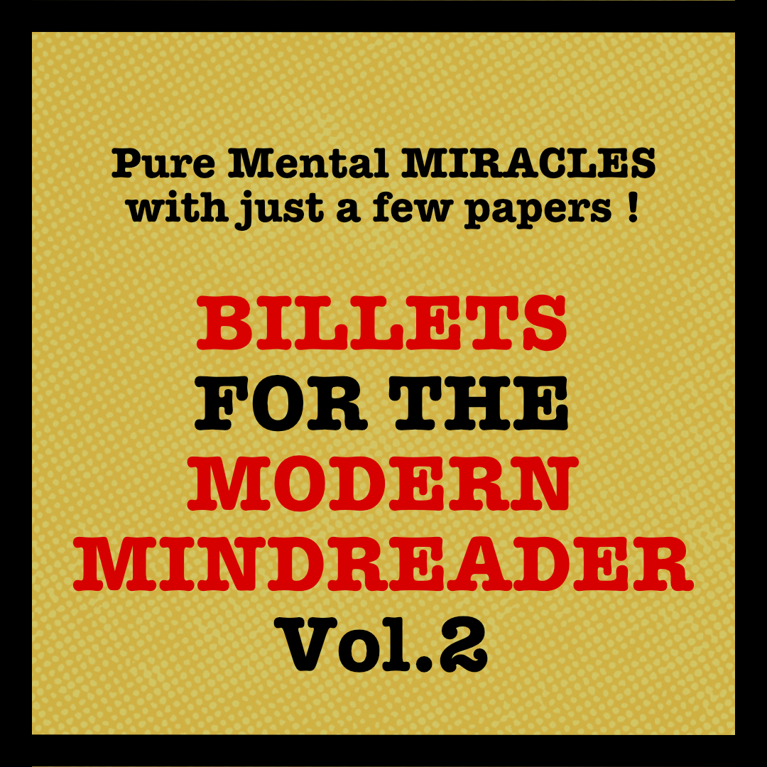 Billets for the Modern Mindreader vol.2 by Julien LOSA (MP4 Video + PDFs Full Download)