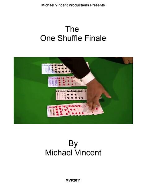 The One Shuffle Finale by Michael Vincent (PDF Download)