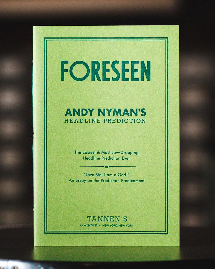 Foreseen by Andy Nyman (PDF eBook Download)