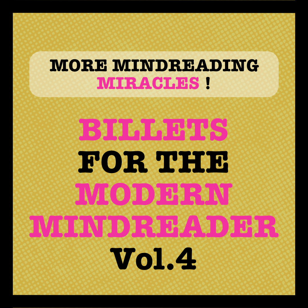 Billets for the Modern Mindreader Volume 4 by Julien Losa (Mp4 Video + PDF Full Download)