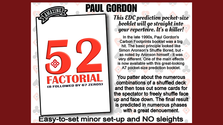 52 Factorial by Paul Gordon (Mp4 Video Magic Download)