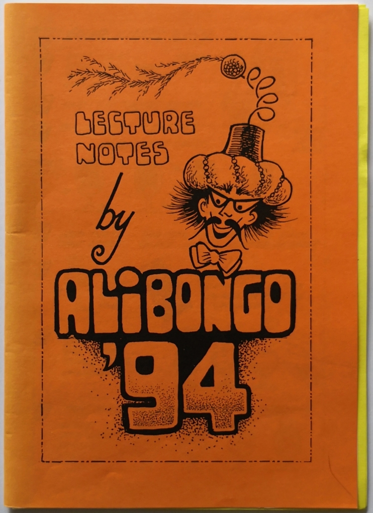 Lecture Notes 1994 by Ali Bongo (PDF eBook Magic Download)