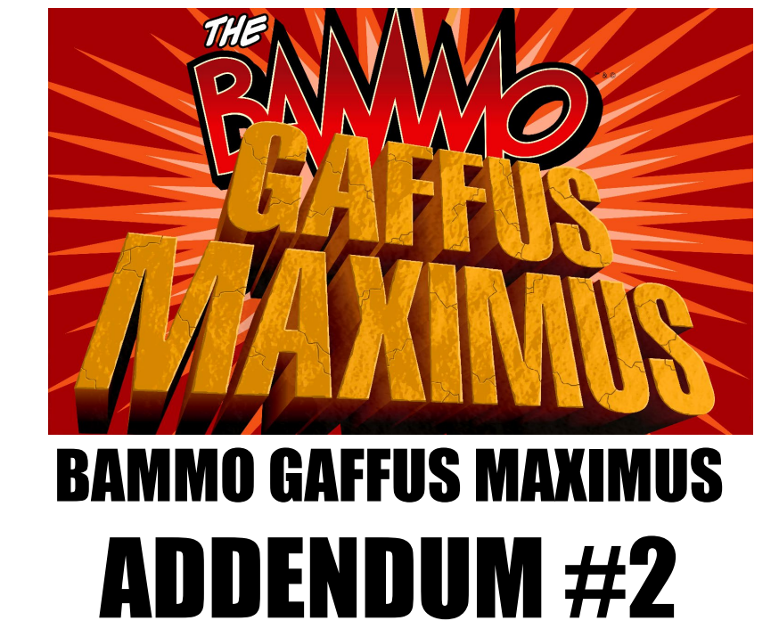 The Bammo Gaffus Maximus Addendum #2 by Bob Farmer (official PDF eBook Magic Download)