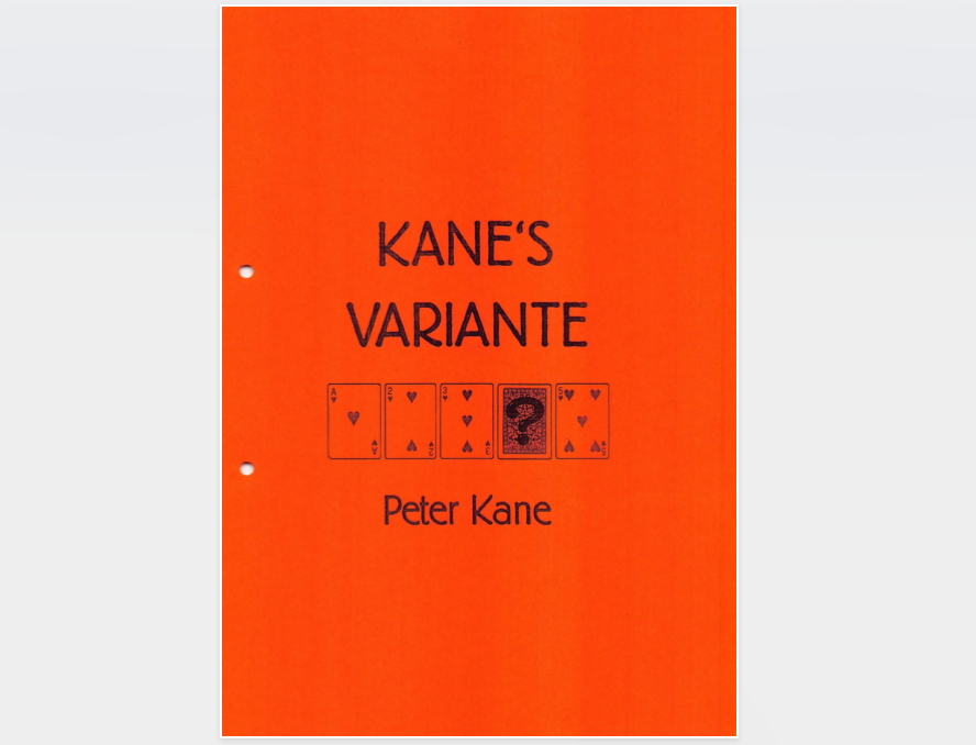 Kane's Variant by Peter Kane (German PDF eBook Download)