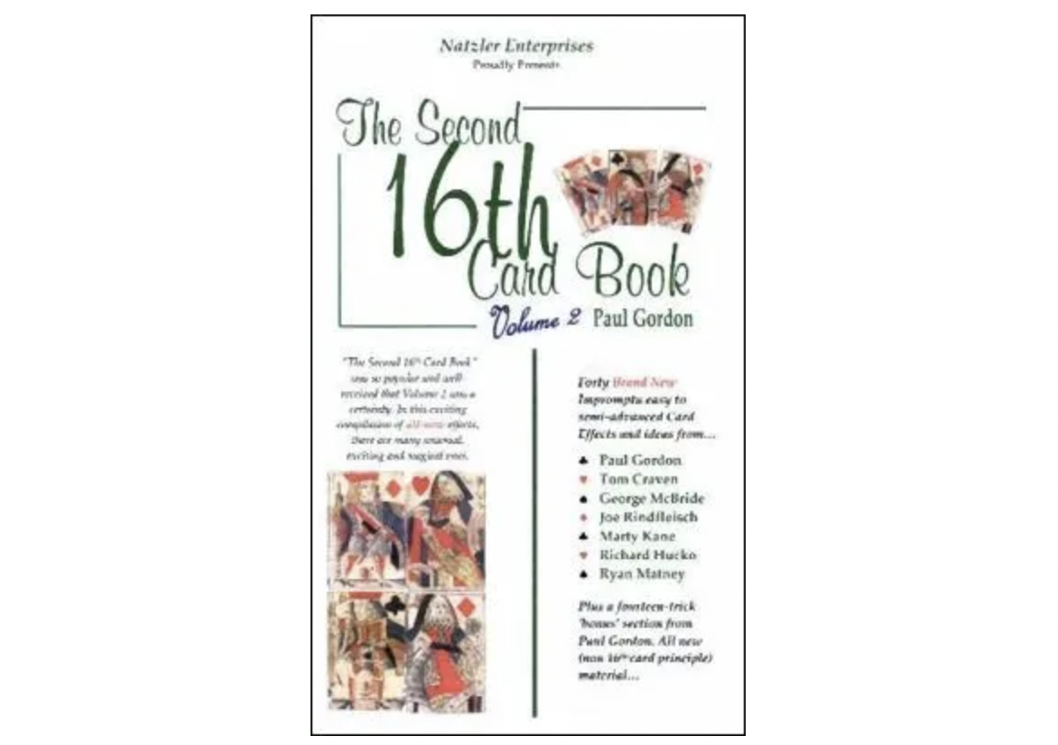 The Second 16th Card Book: Volume 2 by Paul Gordon (official PDF eBook Download)