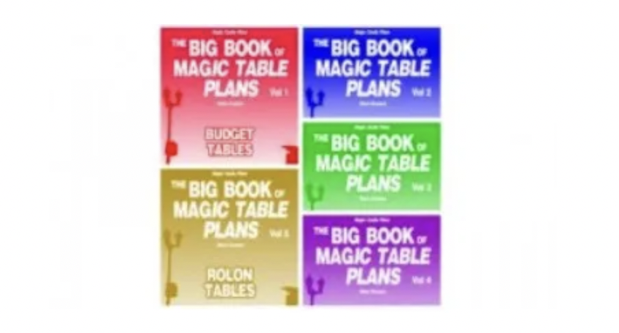 The Big Book Of Magic Table Plans (1-5) by Steve Kovarez