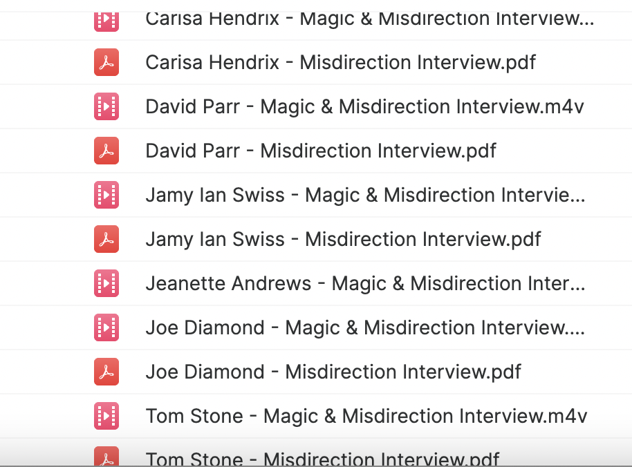 Magic & Misdirection Series (Videos + Transcripts Full Download)