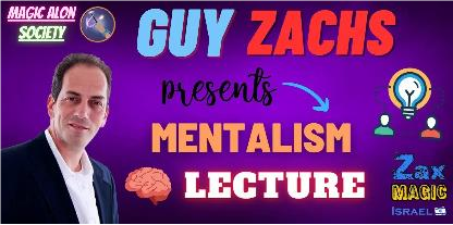 Mentalism Lecture by Guy Zachs (Mp4 Video Download 1080p FullHD Quality)