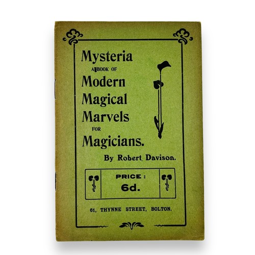 Mysteria: A Book of Modern Magical Marvels for Magicians by Robert Davison (PDF eBook Download)