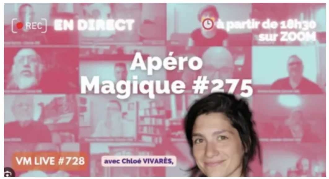 VM Live #728 Apero Magique #275 avec Chloe Vivares