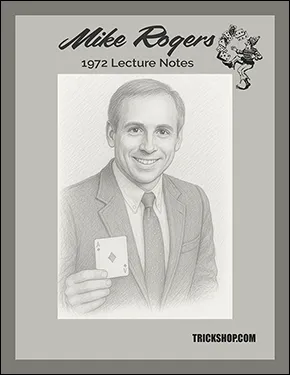 Mike Rogers 1972 Lecture Notes