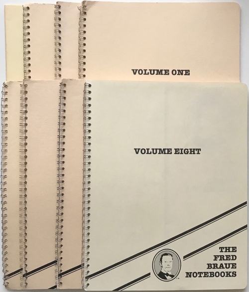 The Fred Braue notebooks (Vol 1-8) by Frederick Braue
