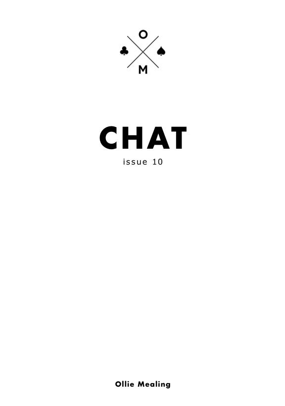 Ollie Mealing - Chat Issue 10