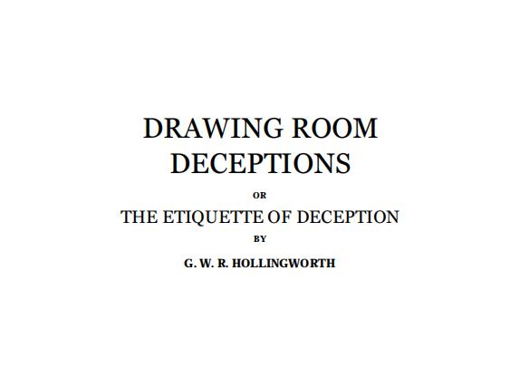 Guy Hollingworth - Drawing Room Deceptions - clear copy ebook High Quality