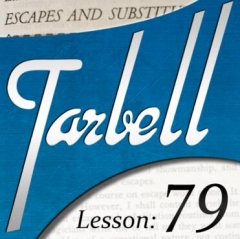Tarbell 79 Escapes & Substitutions