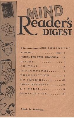 Bob Somerfeld - Mind Reader's Digest