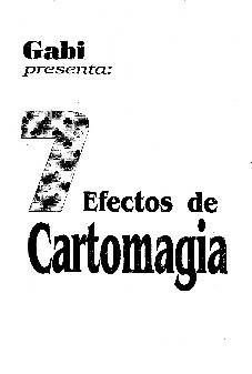 Gabi Pareras - 7 Efectos de Cartomagia PDF