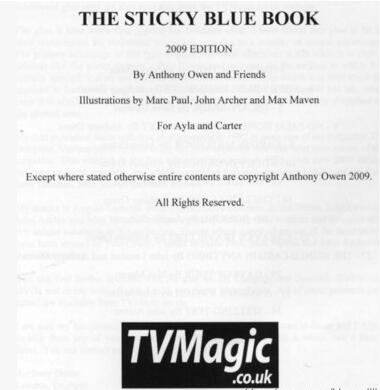 Anthony Owen - The Sticky Blue Book