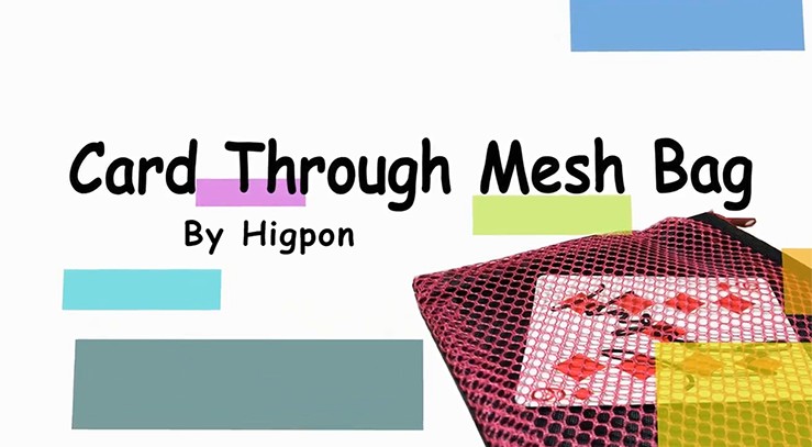 Card Through Mesh Bag by Higpon - Download now