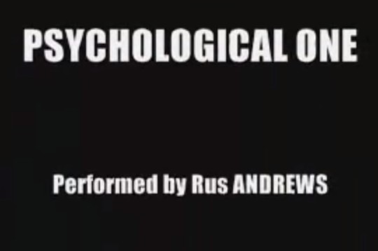 Rus Andrews - Psychological One