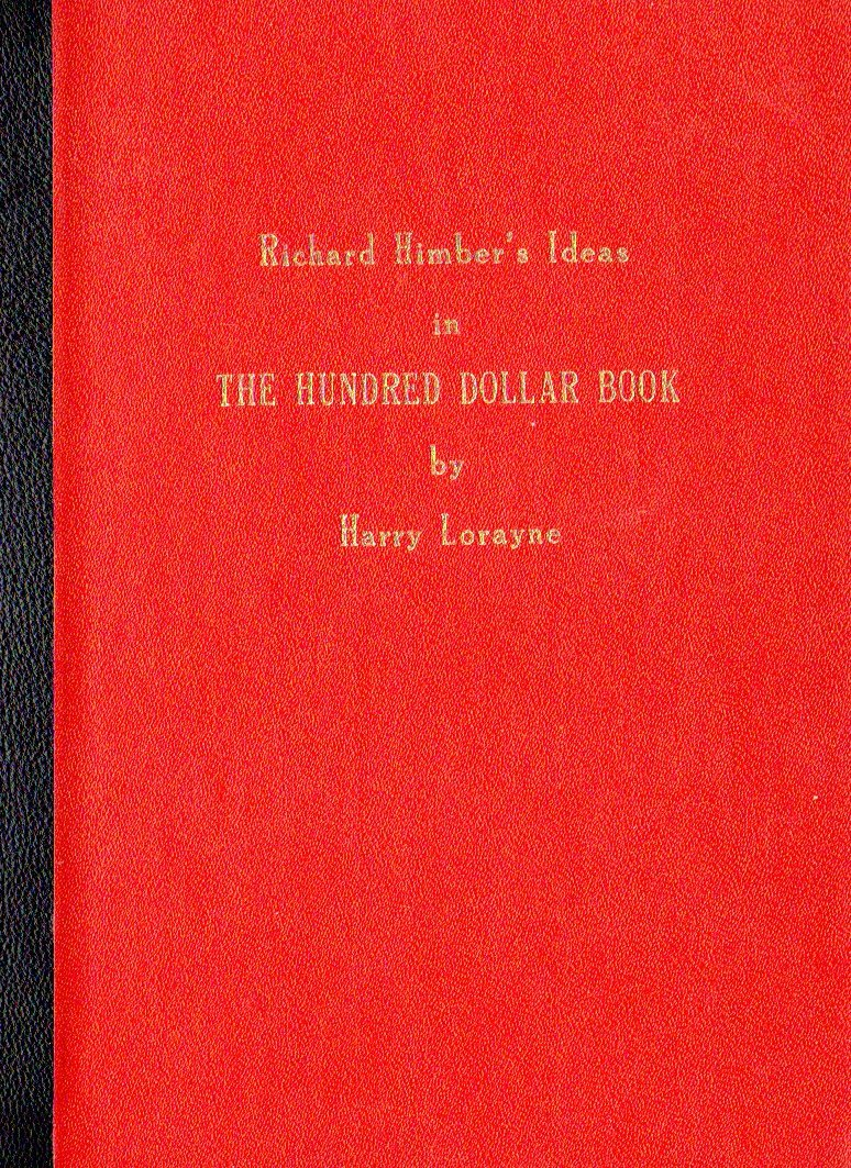 Harry Lorayne - The Hundred Dollar Book (Richard Himber Ideas) PDF