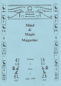 Ted Lesley Mind Magic magazine Vol1 Issue 1 July 1997