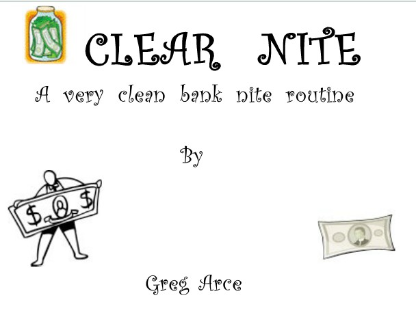 Greg Arce - Clear Nite