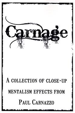 Carnage by Paul Carnazzo PDF