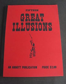 Fifteen Great Illusions Abbott Publication Magic Tricks
