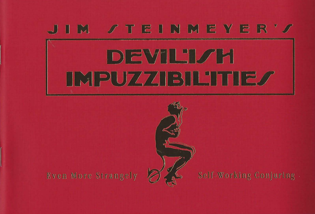 Jim Steinmeyer - Devilish Impuzzibilities (PDF eBook Download)